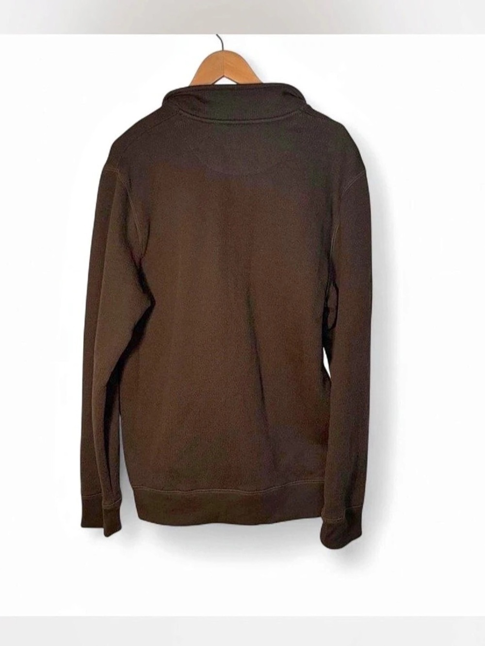 SONOMA Men's Half-Zip Sweatshirt in Brown Size Large - Picture 2 of 3